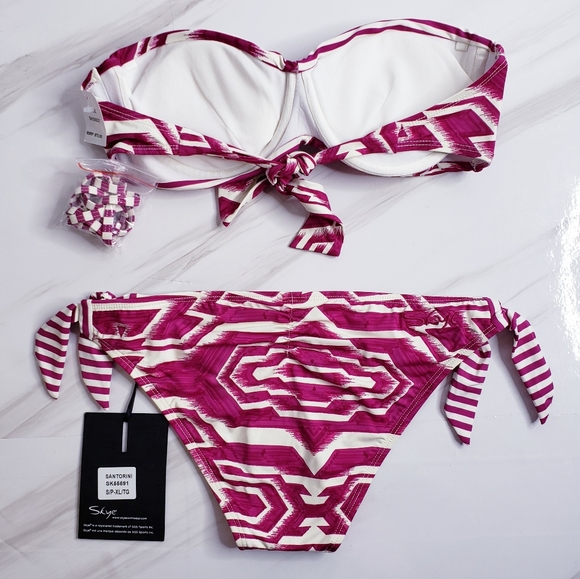 SKYE 2 PC Set Swimsuit Bikini Top And Bottom Small - Picture 3 of 14
